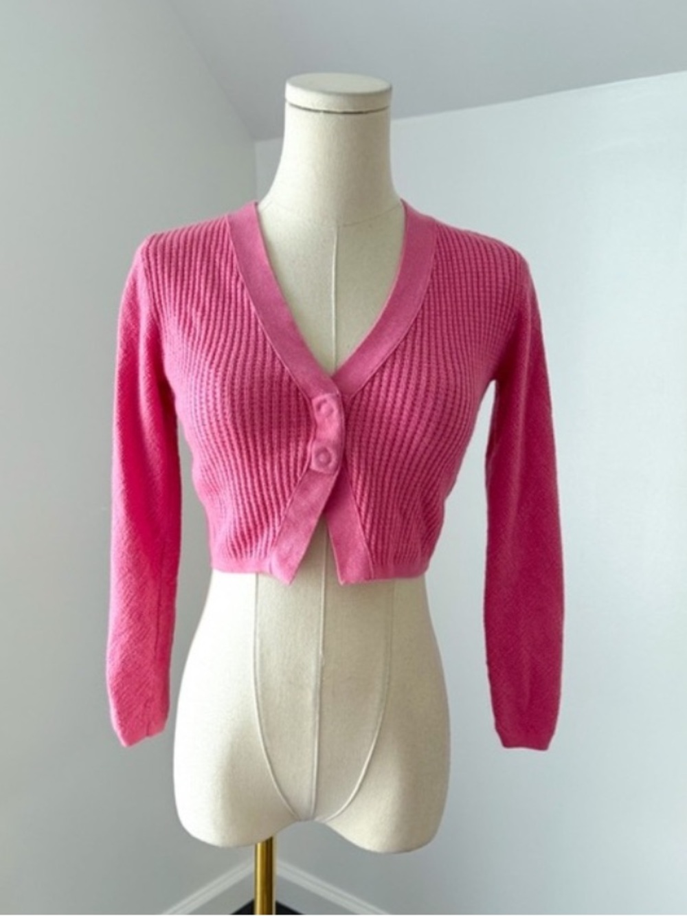 Victor Glemaud Pink Cardigan